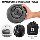 Oreiller de voyage avec capuche et mémoire de forme – Cabine A1