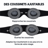 Masque de sommeil 3D à mémoire de forme – Cabine A1