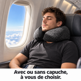 Oreiller de voyage avec capuche et mémoire de forme – Cabine A1