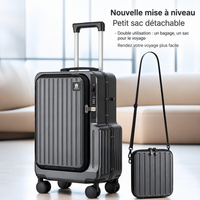 Valise rigide ouverture frontale à roulettes 360° – Cabine A1