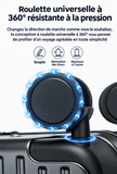 Valise rigide ouverture frontale à roulettes 360° – Cabine A1